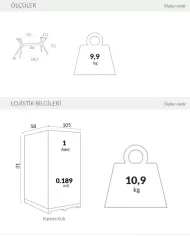 867 IBIZA MASA AYAĞI (küçük)