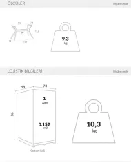 868 IBIZA MASA AYAĞI (orta)