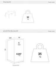 880 TAHITI RATTAN MASA 94x180
