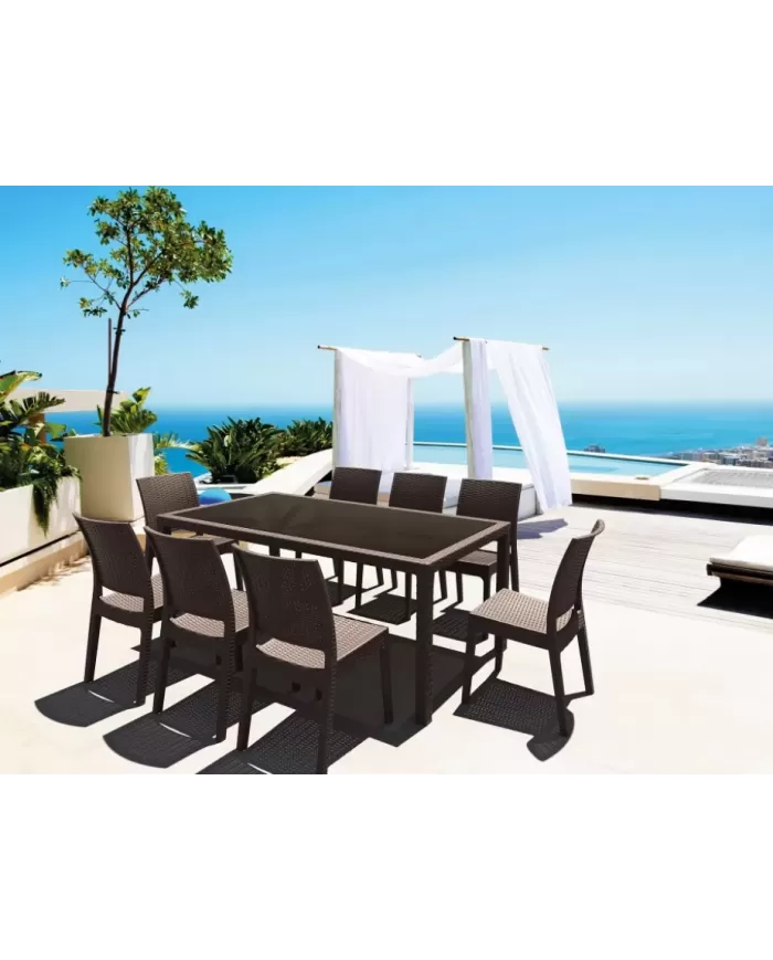 880 TAHITI RATTAN MASA 94x180