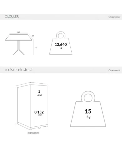 204 KATLANIR MASA 80x140 cm