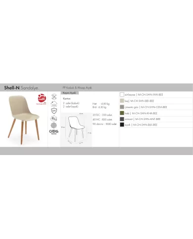 Shell-N Sandalye