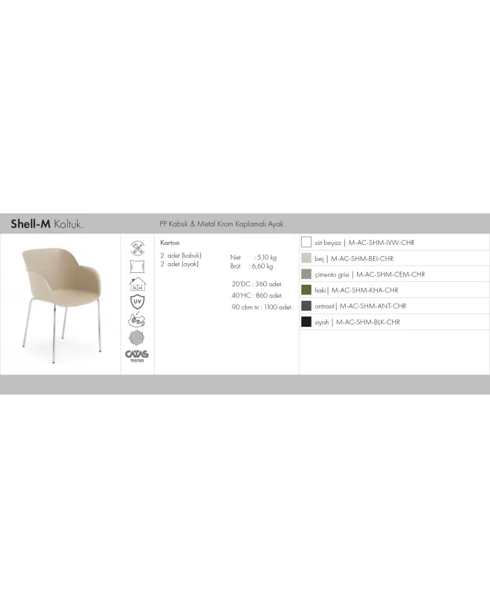 Shell-M Koltuk