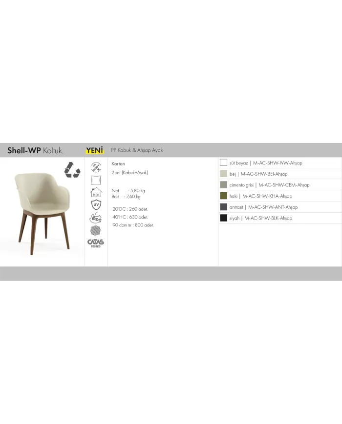 Shell-WP Koltuk