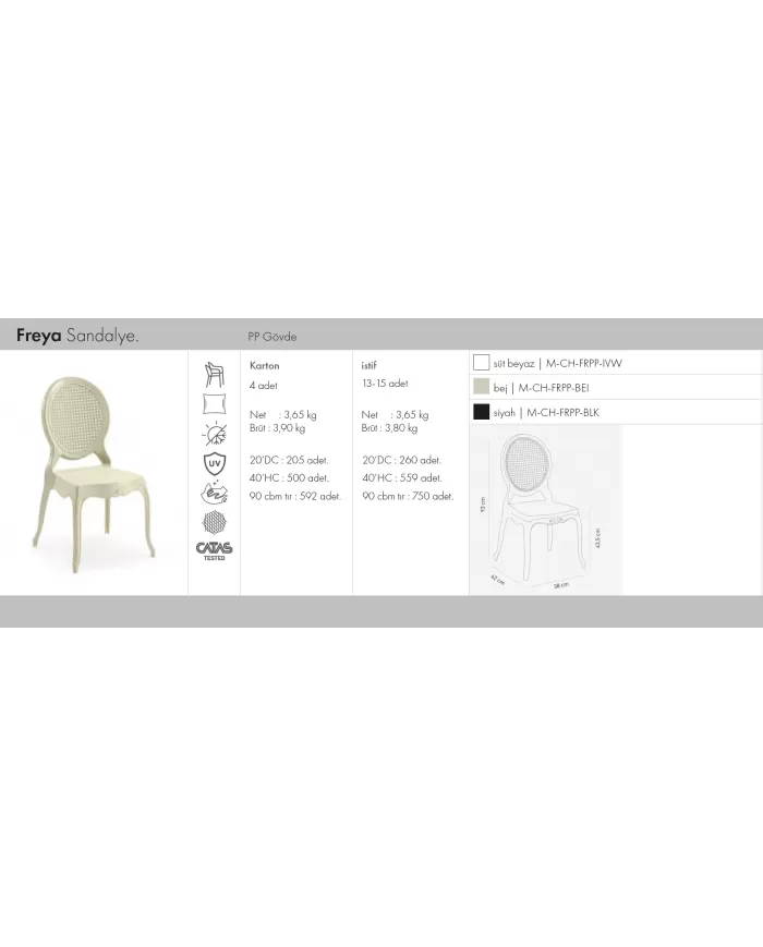 Freya Sandalye