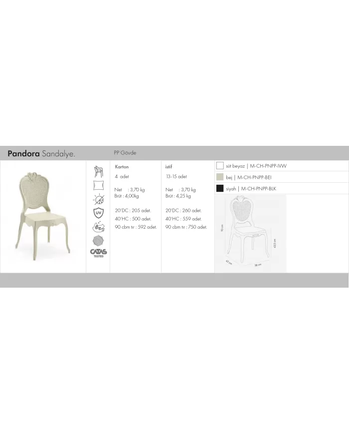 Pandora Sandalye