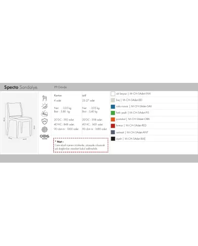 Specto Sandalye