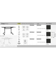 Snap Masa 80x140 (6 kişilik) 6 KİŞİLİK