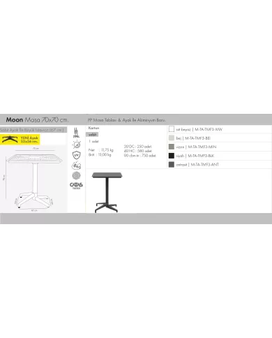 Moon Masa Sabit 70x70