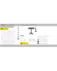 Moon Masa Katlanır 80x80