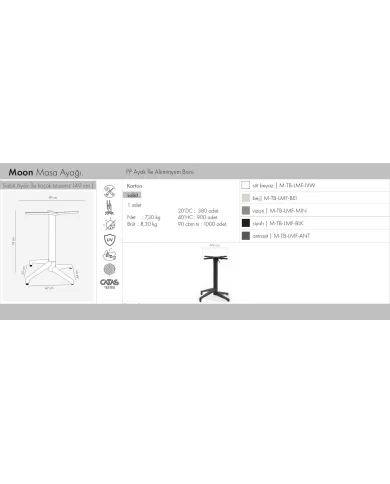 Moon Masa Sabit Ayak