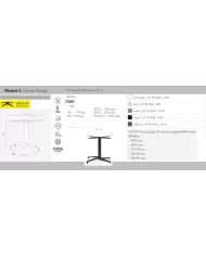 Moon-L Masa Sabit Ayak