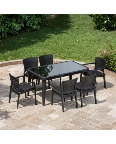 Osaka-X Masa 90x150 | Camlı