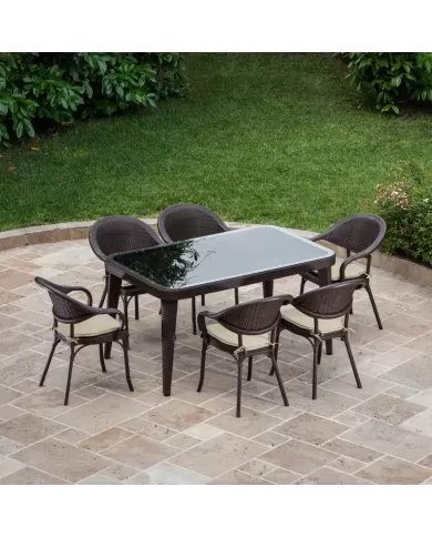 Osaka-X Masa 90x150 | Camlı