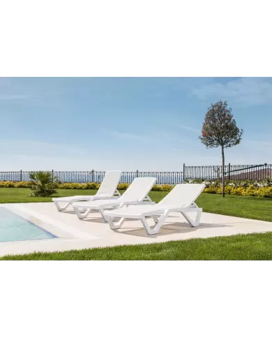 Mare Beyaz Şezlong