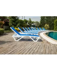 Mare Beyaz Şezlong