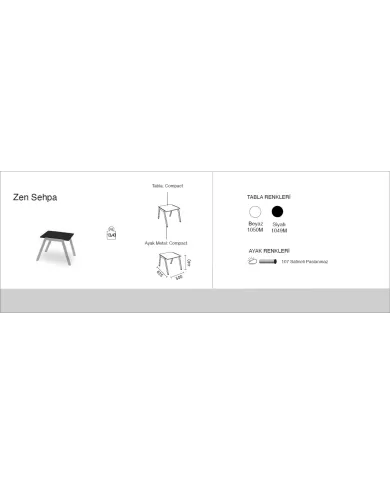 Zen Sehpa (Paslanmaz)