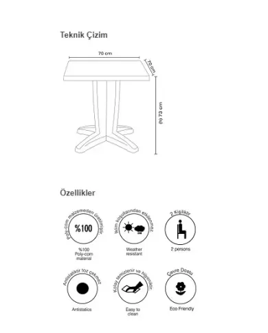 BRAVO BASIC (70x70 cm)