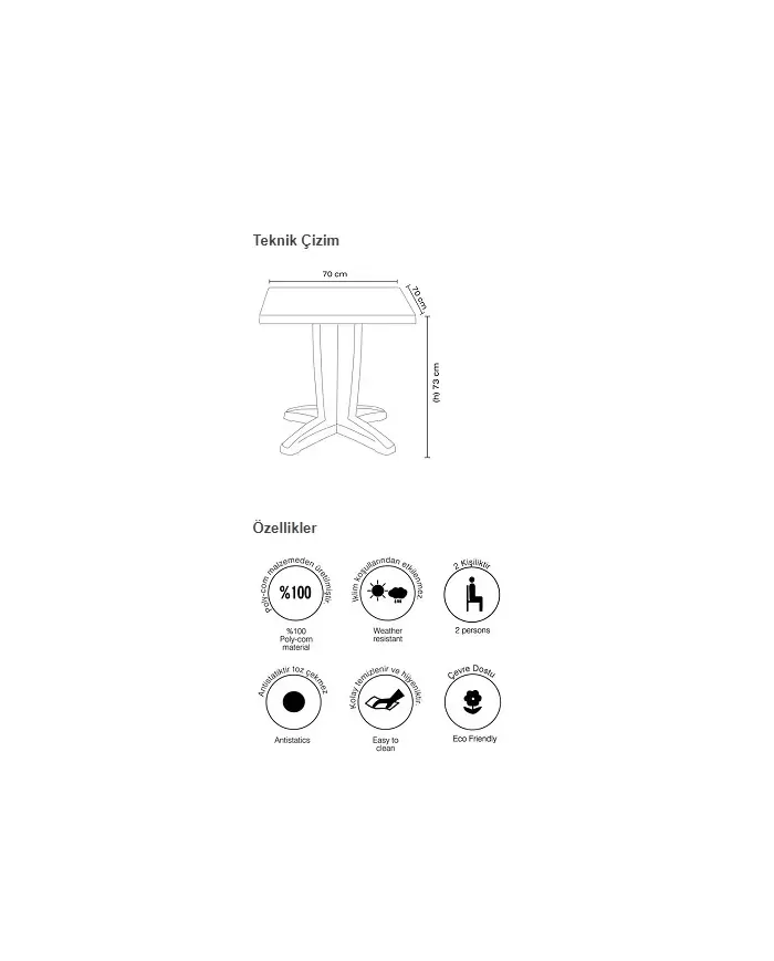 BRAVO BASIC (70x70 cm)