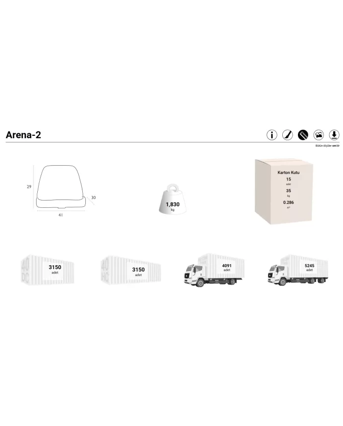 072 ARENA-2 STAD OTURAĞI