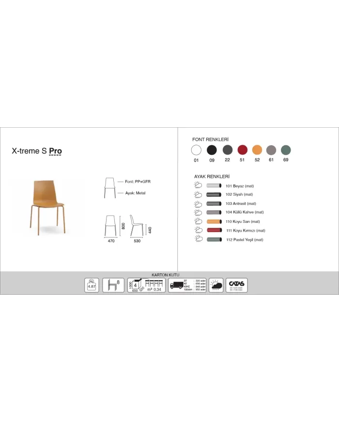X-treme S Pro (boyalı ayak)