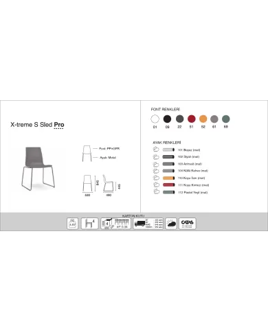 X-treme S Sled PRO (boyalı ayak)