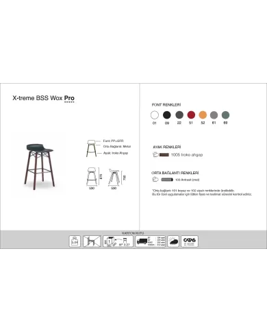 X-treme BSS Wox Pro (h:75) iroko