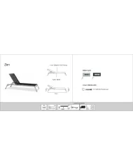 Zen Şezlong (Paslanmaz)