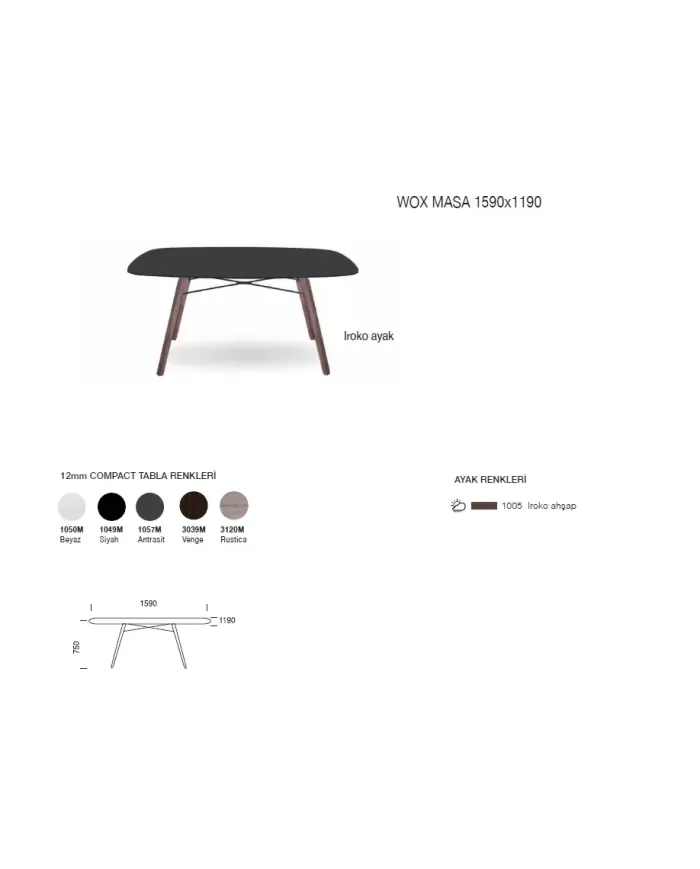 Wox Masa 159x119 (iroko)