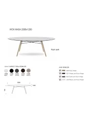 Wox Masa 200x120 (kayın)