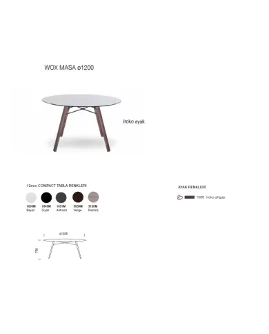 Wox Masa Ø120 (iroko)