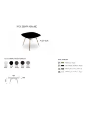 Wox Sehpa 49x49 (kayın)