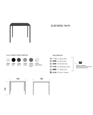 Slim Masa 79x79
