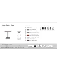 Lotus Square (45) Masa (69/79/89)