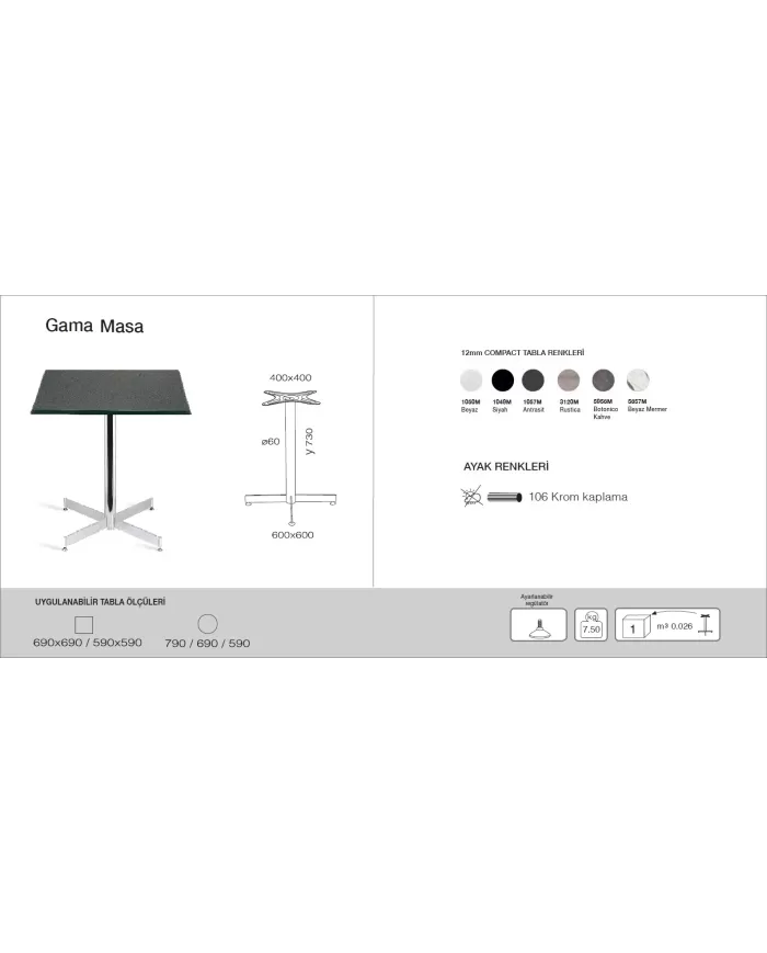 Gama Masa (59/69/79)