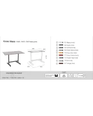 Kross Masa (119X69, 119X79, 139x79)