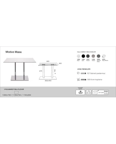 Modus Masa (69x119/79x119/79x139)