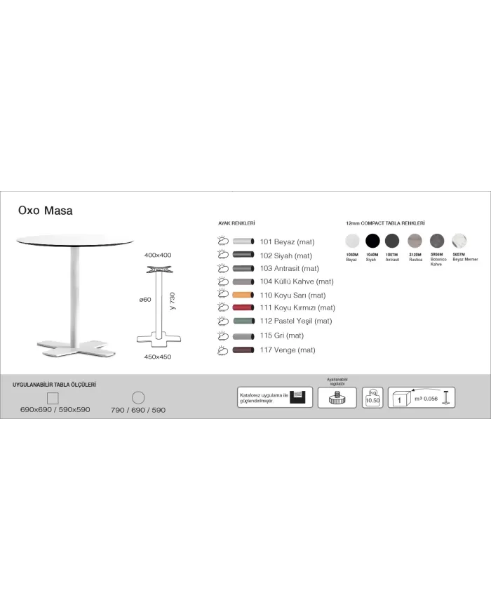 Oxo (45) Masa (59/69/79)