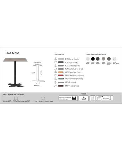Oxo (60) Masa (69/79/89)