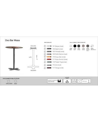Oxo (60) Masa (Ø59/69x69) - BAR