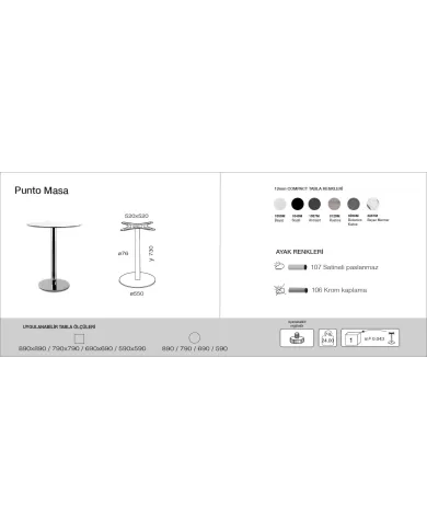 Punto (55) Masa (69/79/89)