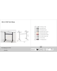 Slim X 356 Twin Masa (2x59/2x69)