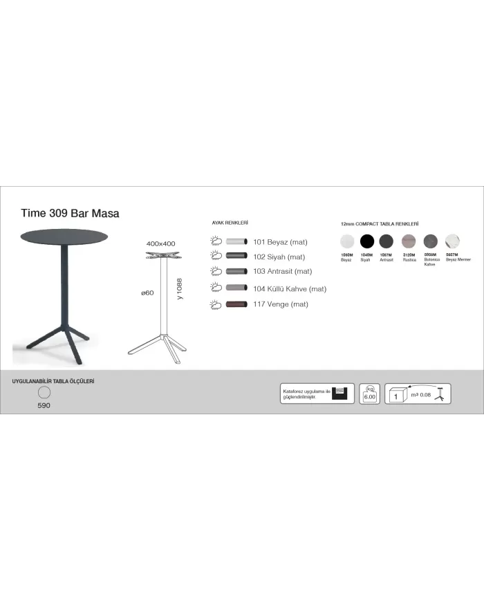 Time 309 Masa (Ø59) - BAR