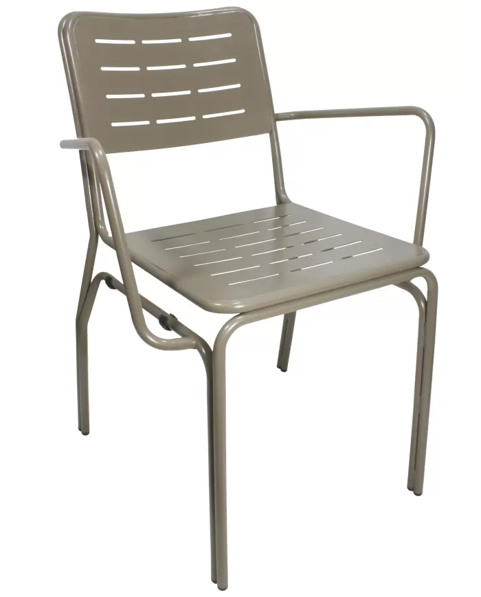 FLAT KOLÇAKLI METAL SANDALYE