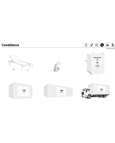 707 CASABLANCA ŞEZLONG