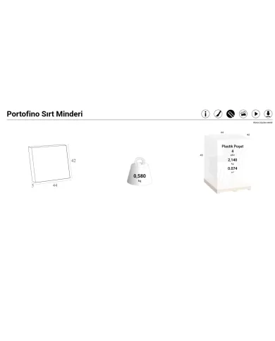 946 Portofino Sırt Minderi