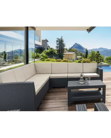 834-M MONACO KÖŞE KOLTUK (Minderli)