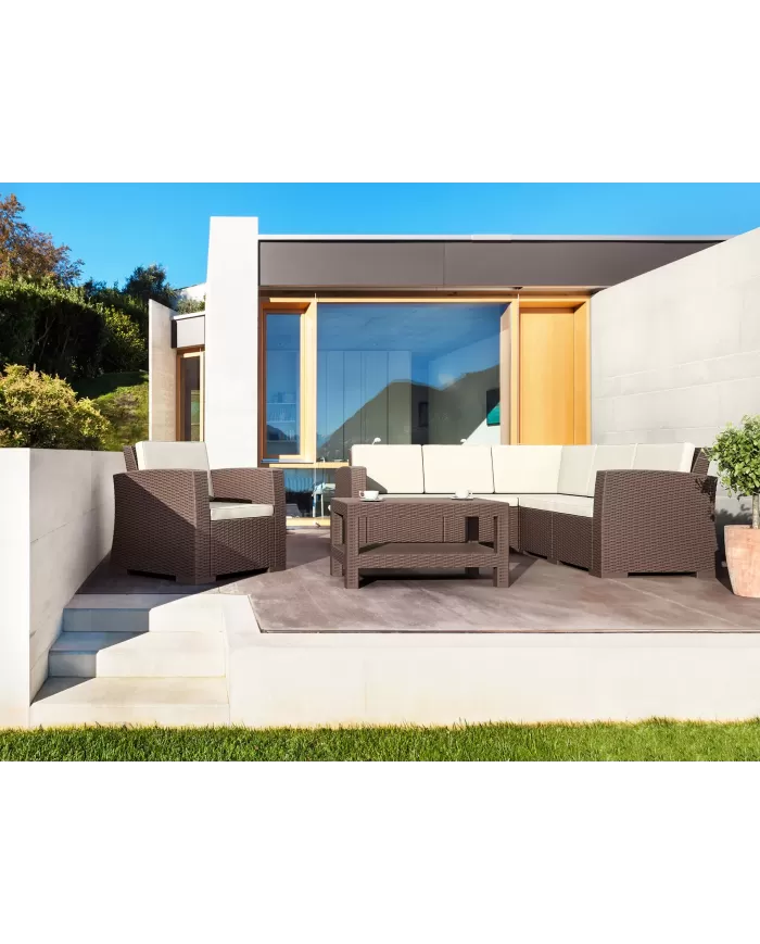 834-M MONACO KÖŞE KOLTUK (Minderli)