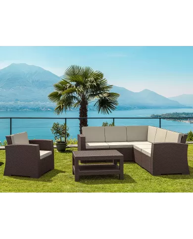 834-M MONACO KÖŞE KOLTUK (Minderli)