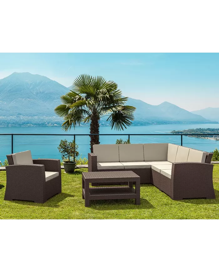 834-M MONACO KÖŞE KOLTUK (Minderli)